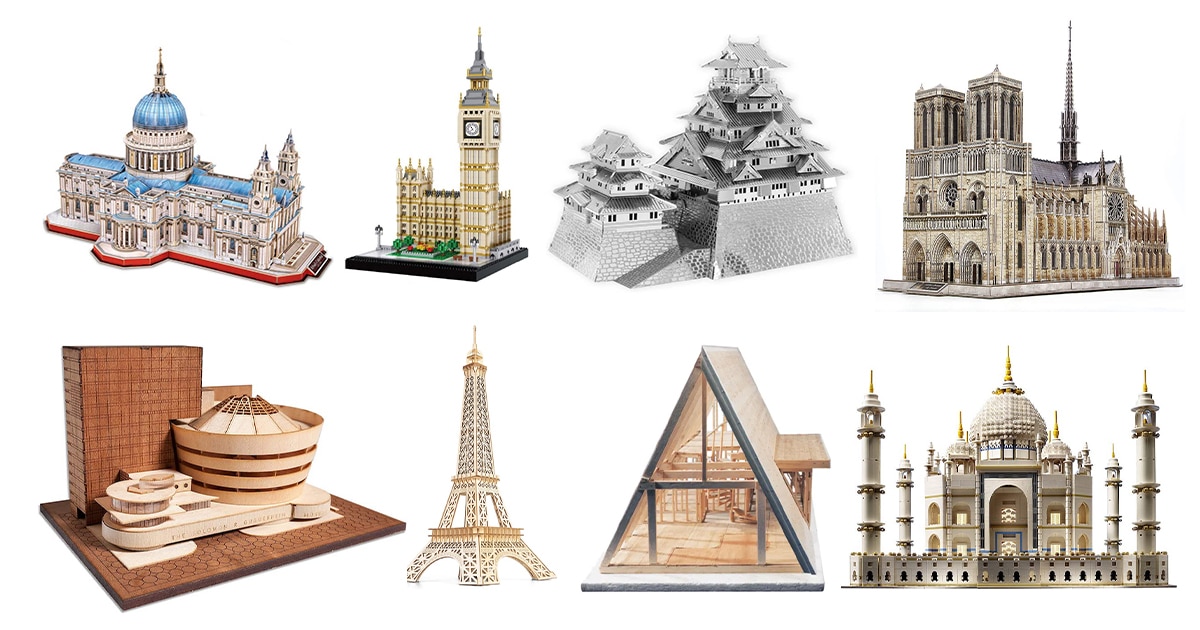 15 Architecture Model Kits for Designers Who Love Puzzles via My Modern Met [Shared]