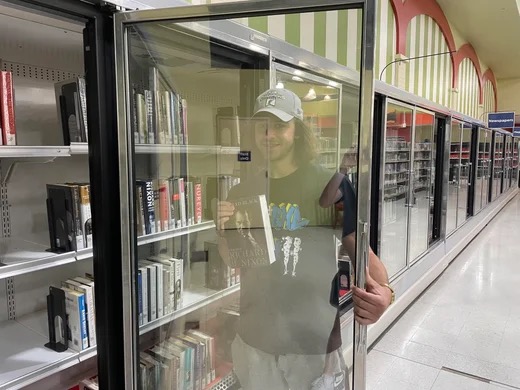 Supermarket-Turned-Library Has Aisles and Freezers Stocked With Books [Shared]