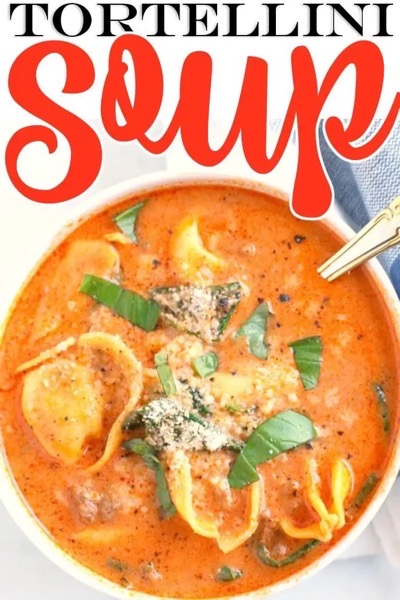 Tortellini Soup via Mama Loves Food