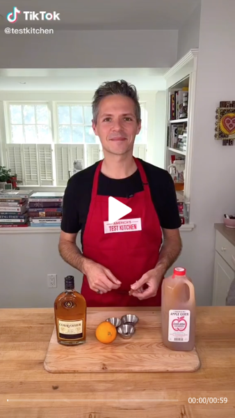 Our brandied mulled cider is perfect for Thanksgiving! via TikTok [Video] [Food] [Shared]