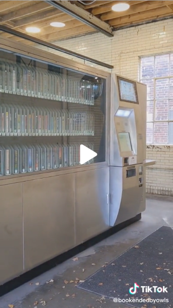 Have you seen a library vending machine? via TikTok [Video] [Shared]