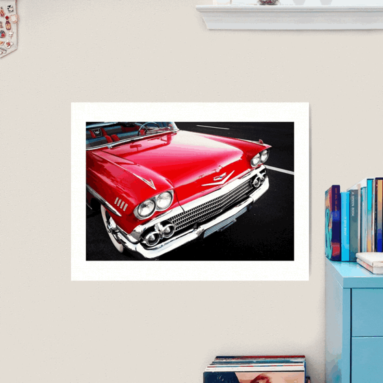 Red Chevy Art Print and More by Douglas E. Welch Design and Photography [Shopping & Gifts]