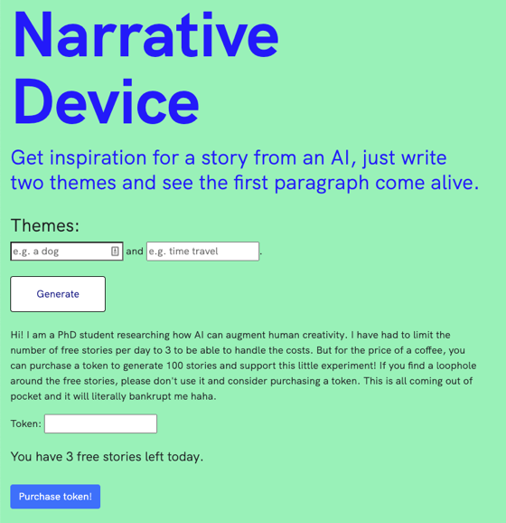 Narrative Device AI Story Builder [Shared]