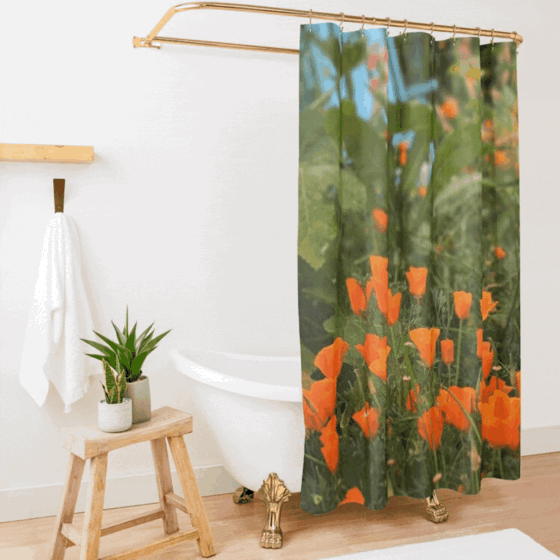 Product Highlight: California Poppies In The Garden Shower Curtain and More by Douglas E. Welch Design and Photography [Shopping & Gifts]