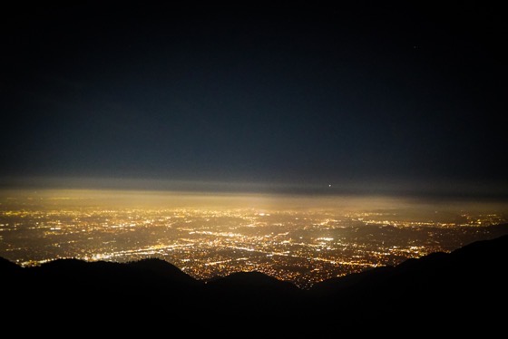 Night time View from Mount Wilson, California via Instagram [Photography]
