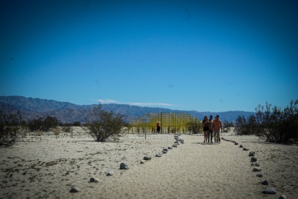No.1225 Chainlink by Rana Begum at Desert X, Coachella Valley, California  [Photography]