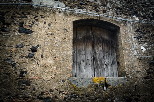 Wall and Window, Pedara, Sicily, Italy  [Photography]