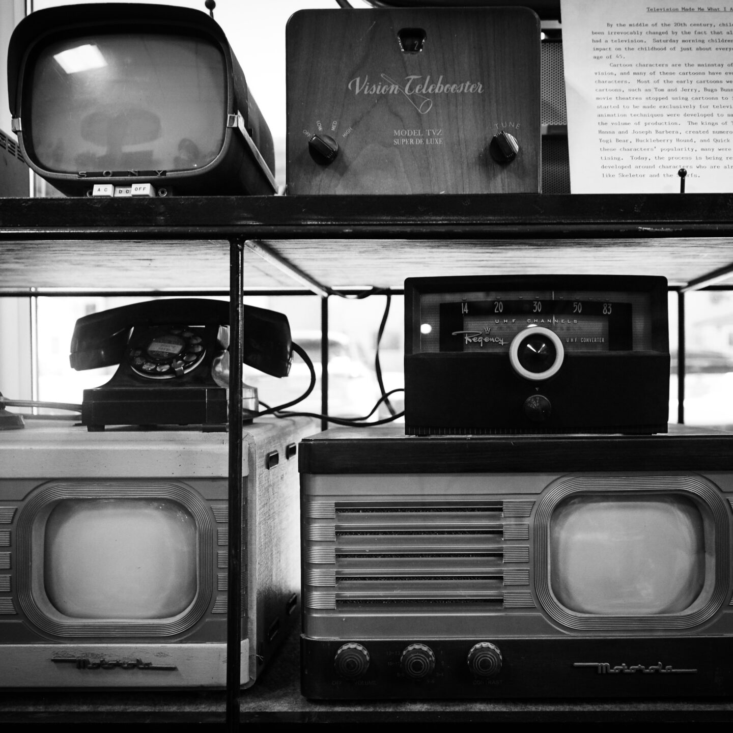 TVs of Old, Valley Relics Museum, Van Nuys, California [Photography]