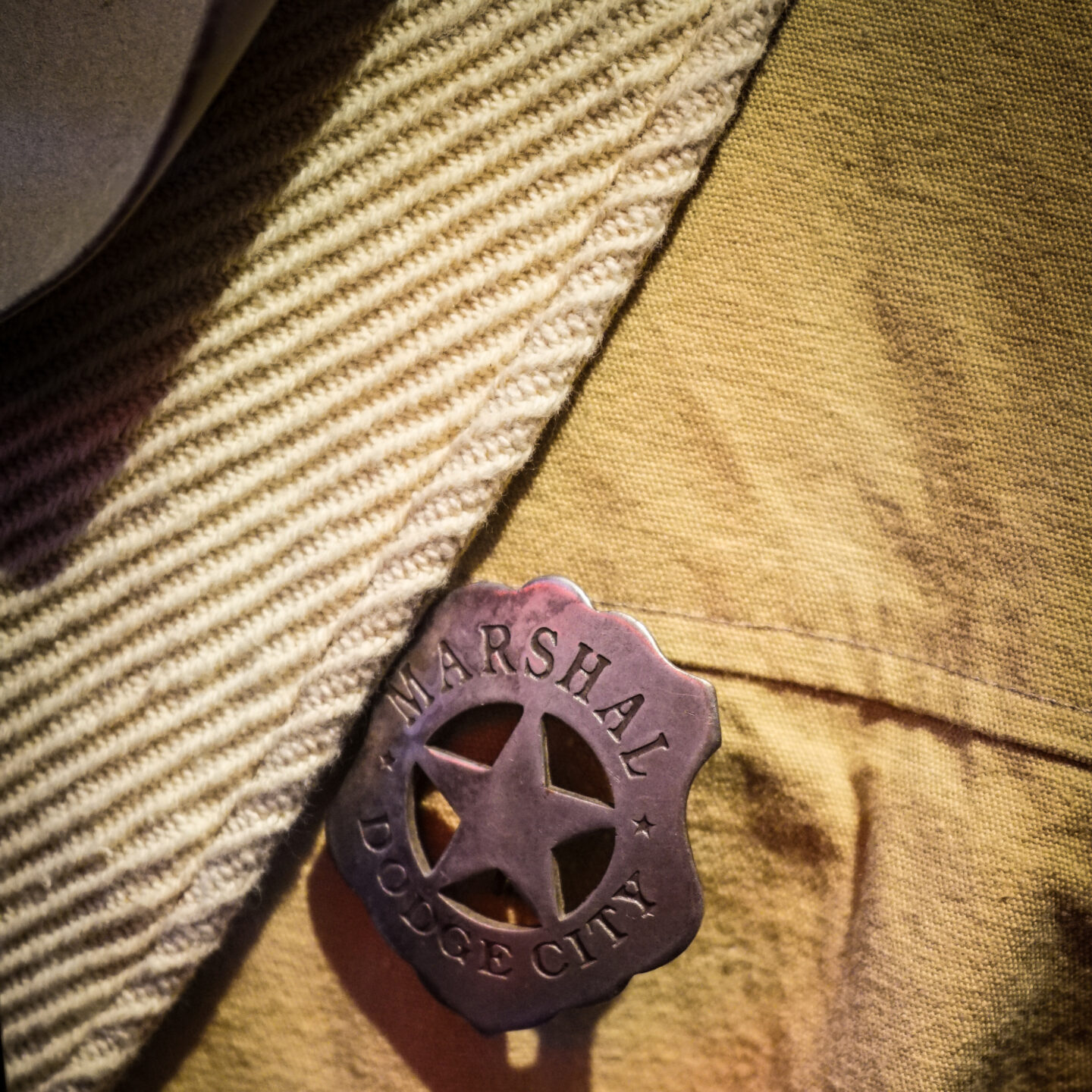 Marshal Dillion’s Badge, Gunsmoke TV Show, Valley Relics Museum, Van Nuys, California [Photography]