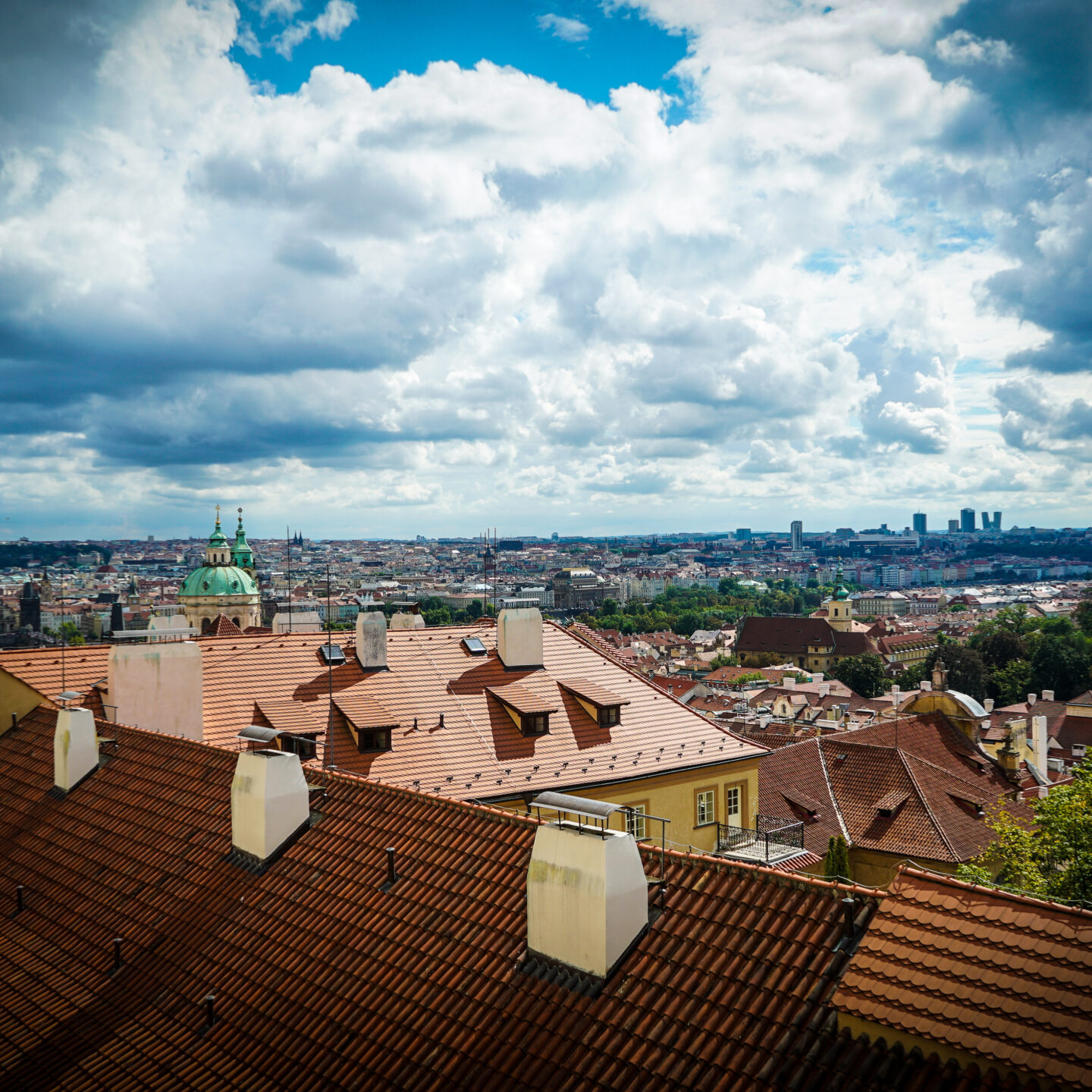 Overview of Prague from Prague Castle, Prague Architecture 52 Prague, Czechia [Photography]