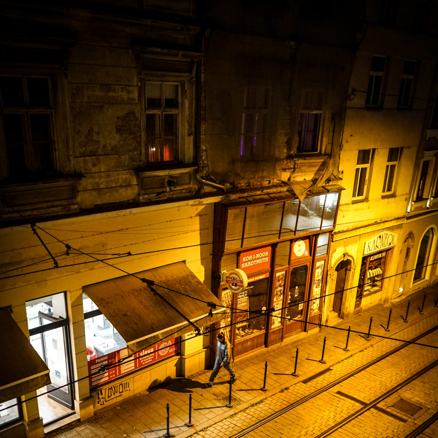 Olomouc Nighttime Street Scene 13, Olomouc, Czechia [Photography]