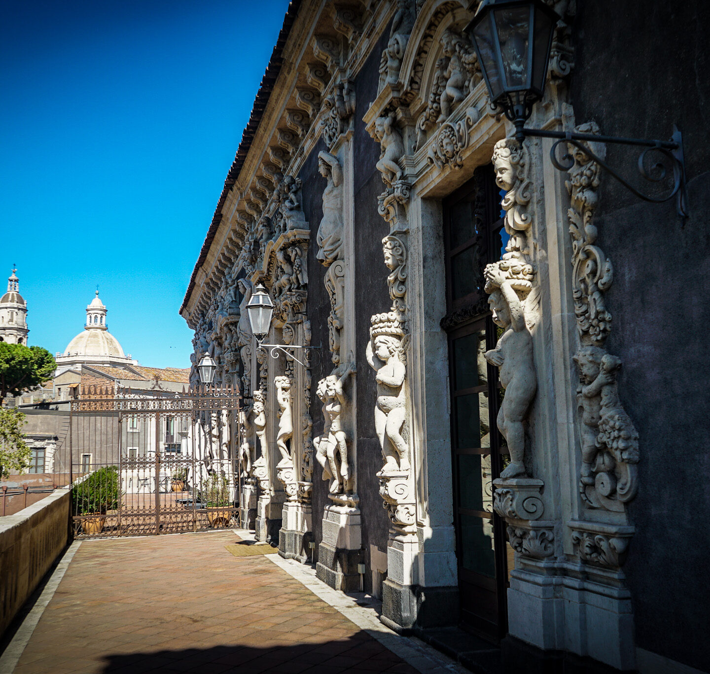 Exterior, Palazzo Biscari 4, Catania, Sicily, Italy [Photography]