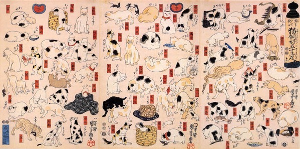 Book Highlights Cats in Japanese Woodblock Prints [Shared]